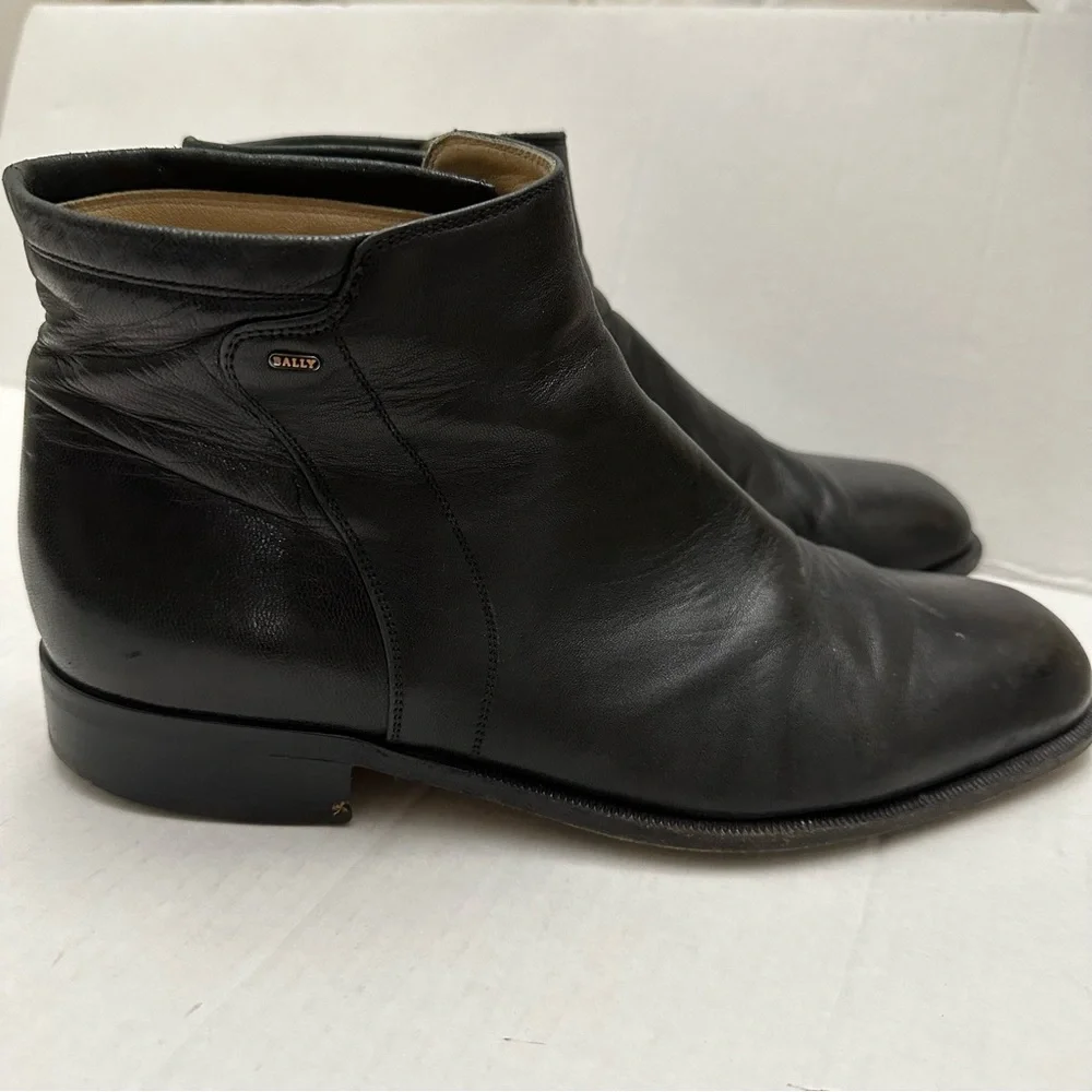 Bally Black Leather Boots
